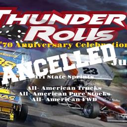 July 26th Cancelled