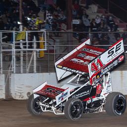 Dominic Scelzi Closes World of Outlaws Texas Swing With Rally at Kennedale Speedway Park