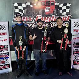 Hodgdon and Harwood Go to Fabian Fuel Victory Lane in the NEDCS VS Lil Rascal Twin 30’s at Riverside Speedway!