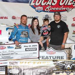 Mullens dominates for Heartland Modified Tour win in Lucas Oil Speedway headline feature