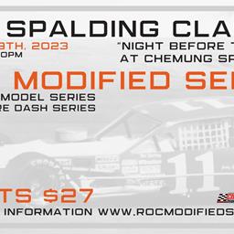 “THE NIGHT BEFORE THE GLEN” ROD SPALDING CLASSIC THIS SATURDAY FOR RACE OF CHAMPIONS MODIFIED SERIES AT CHEMUNG SPEEDROME