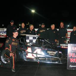 Lutz, Catalano, Bryant, Jankowiak, and Hessler Take Home Lancaster Checkered Flags