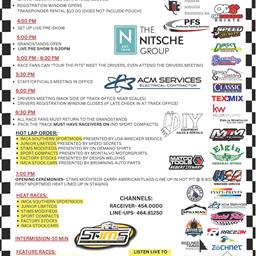 08/02/2025 Race Day Information!