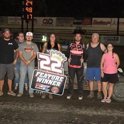 Patience pays off for Tyre in USL run at Creek County Speedway
