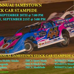 53rd Annual Jamestown Stock Car Stampede - September 20th &amp; 21st