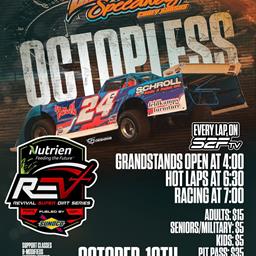 POWRi REVIVAL in “The Memorial” at Caney Valley Speedway’s ‘Octopless’
