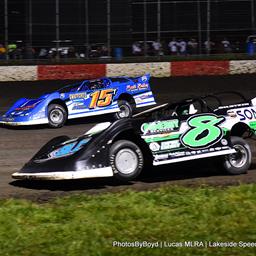 Lakeside Speedway (Kansas City, KS) – Lucas Oil Midwest Late Model Racing Association – August 23rd, 2024. (Todd Boyd Photo)