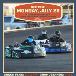 NEXT RACE: Monday, July 28