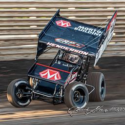 Henderson and Sandvig Racing Show Improvement Throughout World of Outlaws Event at Huset’s Speedway