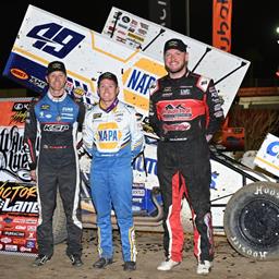 CONQUERING KERN: Brad Sweet Leads Kasey Kahne Racing 1-2 in Dominant High Limit Win in Bakersfield