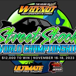 Street Stock World Championship on tap for November 16-18, 2023