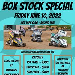 BOX STOCK SPECIAL RACE