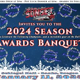 2024 Awards Banquet set for January 11.