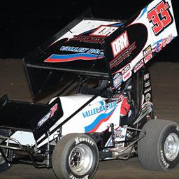 Mason Daniel wins his first career Sprint Invaders feature at Lee County