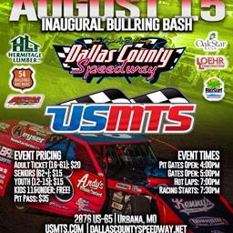 USMTS invades Dallas County Speedway August 15