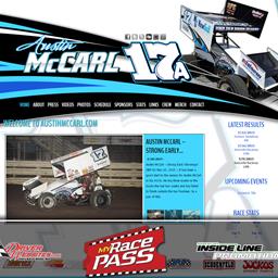 Driver Websites Revamps Website for Austin McCarl Racing