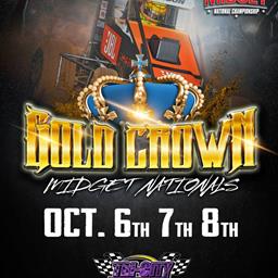 &quot;Gold Crown Midget Nationals&quot; Payout/Format - Oct. 6-8, 2016