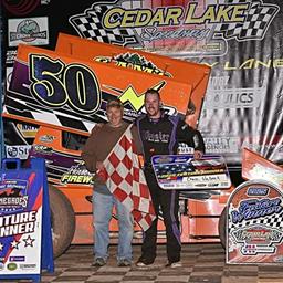 The New Richmond Nightmare took the checkered flag on Saturday, at Cedar Lake Speedway.