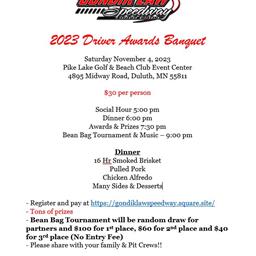 2023 Driver Award Banquet - November 4, 2023