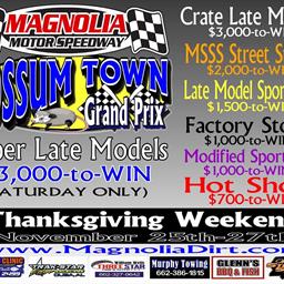 The Possum Town Grand Prix at The Mag Returns Thanksgiving Weekend