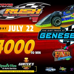HOVIS RUSH LATE MODEL FLYNN&#39;S TIRE/GUNTER&#39;S HONEY TOUR LEADS TUESDAY’S ATTRACTIONS AT THE GENESEE COUNTY FAIR