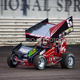 Ball Records Top-Five Finish at Peoria to Remain in Sprint Invaders Points Race