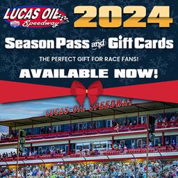 Christmas-shopping season enters home stretch with Lucas Oil Speedway gift cards still available