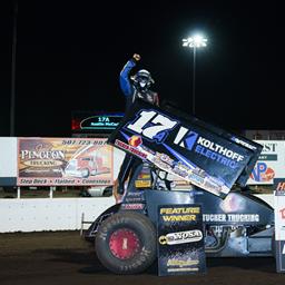 Austin McCarl, Yeigh and Ostermann Score Seal Pros Night Victories at Huset’s Speedway