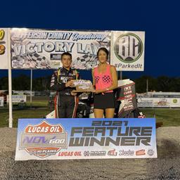 Miller and Rueschenberg Post Lucas Oil NOW600 Series Victories During Mid-America Micro Week Finale at Jefferson County Speedway
