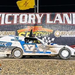 Jake Gallardo races to third victory of 2025 at Vado Speedway Park