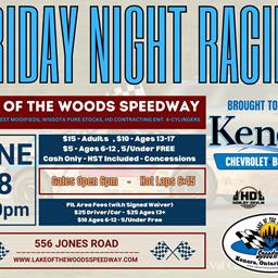 Next Event: Friday, June 28 at 6:45pm - Presented by Kenora Chevrolet Buick GMC