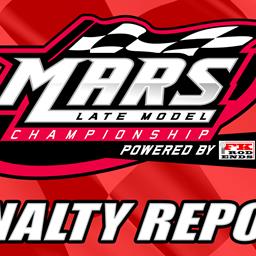 Penalty Report Issued in Response to MARS Late Model Championship On-Track Incident at Farmer City Raceway