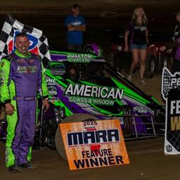 Peterson Makes it Two in a Row in MARA at Peoria Speedway