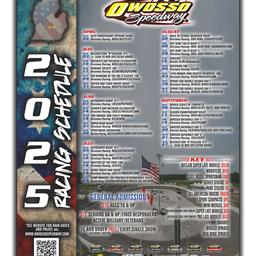 Owosso Speedway 2025 Schedule