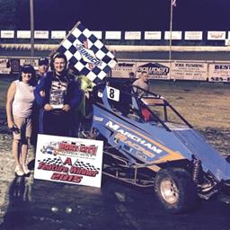Josh Marcham wins Donnie Ray Crawford Memorial feature, Brother Trey battles head to head against Abreu