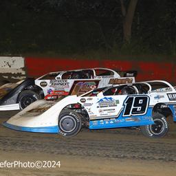 Highland Speedway (Highland, IL) – World of Outlaws – Beat the Heat 40 – August 14th, 2024. (Mike Ruefer Photo)