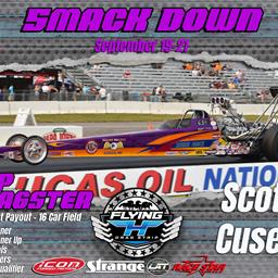 Scott Cusey is coming to the Smack Down 2024 to win the Top Dragster $5,000 Purse!