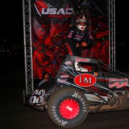 Brady Bacon – Big Lakeside USAC Win!