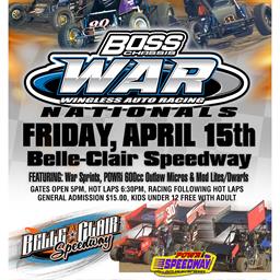 Non-Wing Nationals, Featuring WAR Non-Wing Sprints April 15th