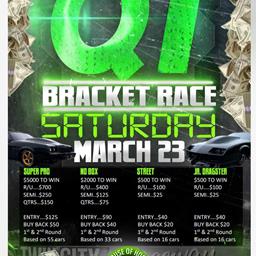QT BRACKET RACE - Rescheduled to MARCH 23rd