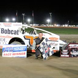 FRIESEN BLOWS OUT THE CANDLE ON FIRST MODIFIED WIN AT MERRITTVILLE