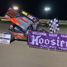 Davey Franek collects $3000 USCS Snow-Free Sprint Car Winternationals finale at Hendry County