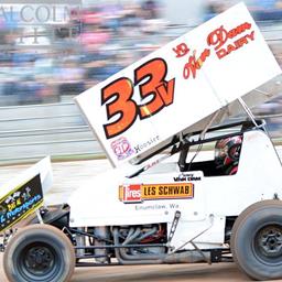 Van Dam Hampered by Mechanical Problem at Cottage Grove Speedway