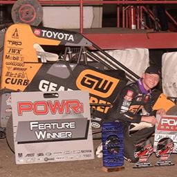 Cannon McIntosh Claims Victory with POWRi National Midget League at Macon Speedway
