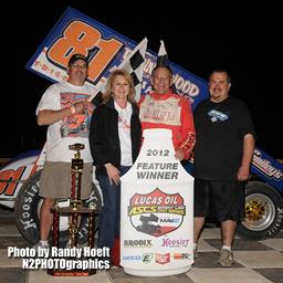 Last Lap Pass Propels Danny Wood to Lucas Oil ASCS Triumph