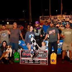 Ross Bailes visits Carolina Clash victory lane at Gaffney