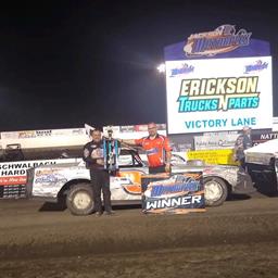 Shryock, Sampson, Boumeester and Coopman Pick Up Bank Midwest IMCA Series Opening-Round Wins at Jackson Motorplex