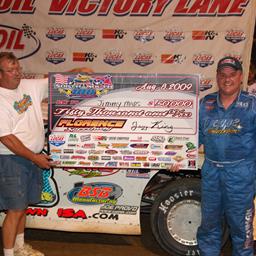 Jimmy Mars Wins 27th Annual Sunoco Race Fuels North/South 100 with Last Lap Pass of Don O’Neal