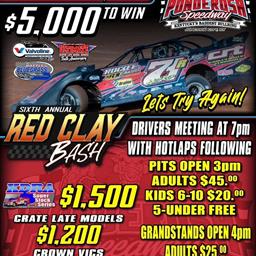 Super Late Models Return to Ponderosa Speedway on August 22 for Red Clay Bash