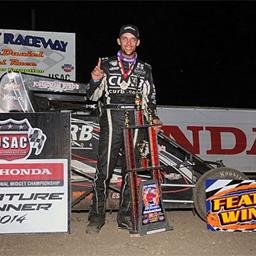 CLAUSON STARTS KANSAS WEEK WITH &quot;McDANIEL MEMORIAL&quot; VICTORY